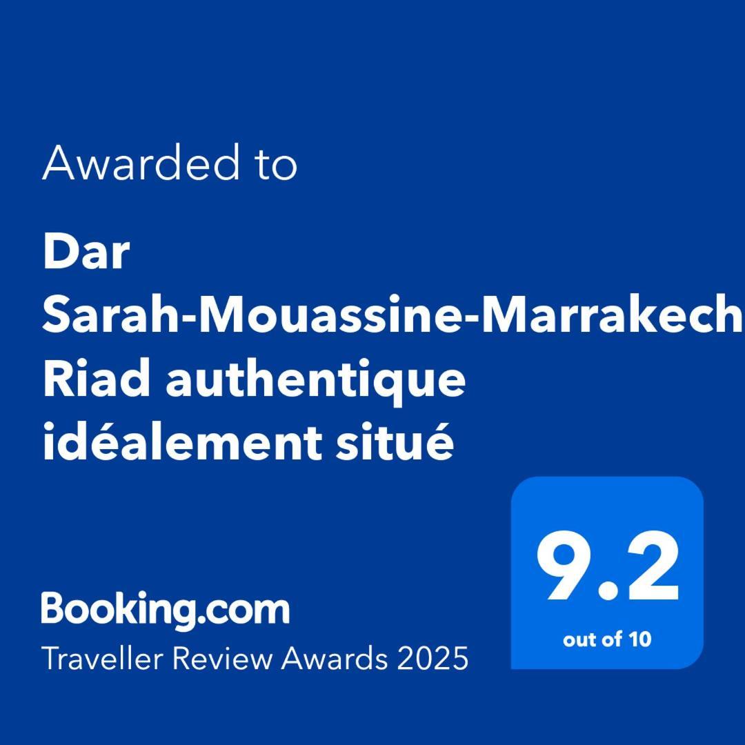 Dar Sarah-Mouassine-Marrakech, Riad Authentique Idealement Situe Marrakesh Ngoại thất bức ảnh